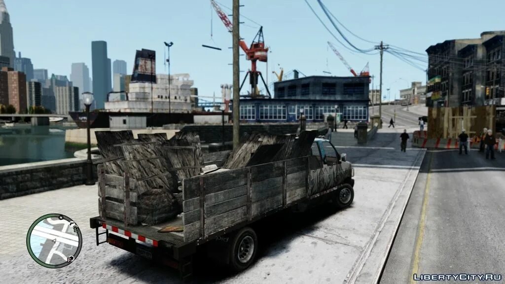 Гта 4 бронированные машины. Steed gta 4. гта 4 грузовик. гта 4 фура. grand theft auto iv моды газель.
