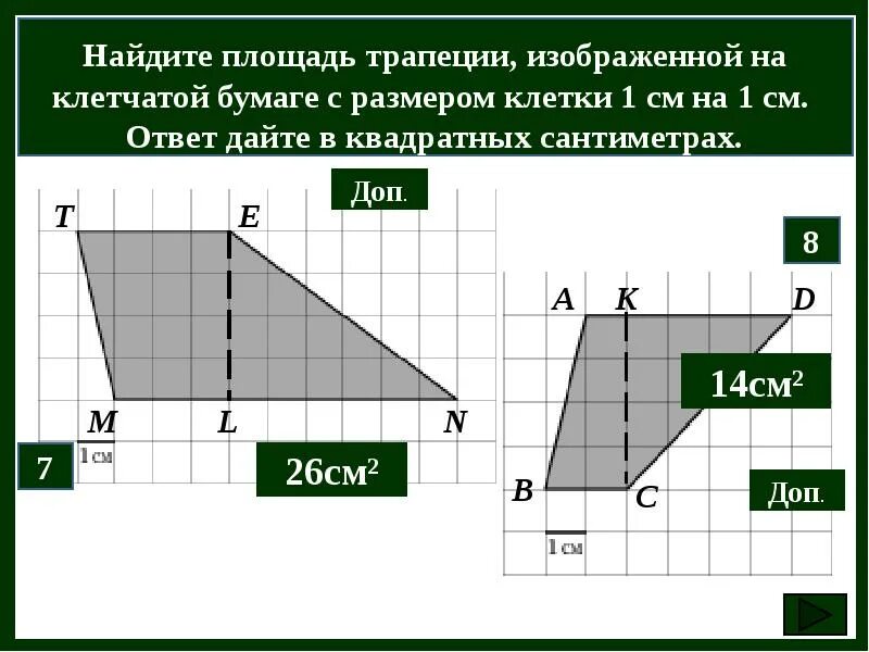 Найдите площадь трапеции изображенной на клетчатой. Площадь трапеции на клетчатой бумаге. найдите площадь трапеции изображённой на клетчатой бумаге. площадь трапеции в клетках. как найти площадь трапеции на клетчатой бумаге.