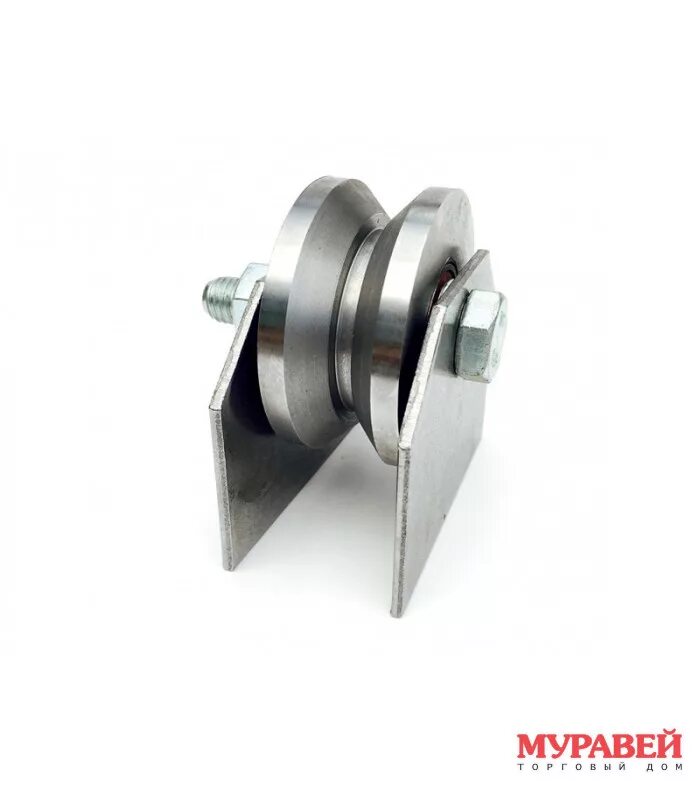 Ролик под. 3/4" (d 25мм),. ) 20х20 на платформе. 3/4" (d 25мм) на платформе. Ролик для ворот металлический d 65mm под трубу d 3/4.