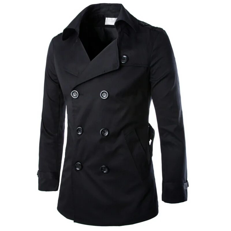 Двубортная домашняя или форменная куртка. Пальто Trench Coat мужской. Тренч Хендерсон мужской. Мужской чёрный плащ Trench Coat.