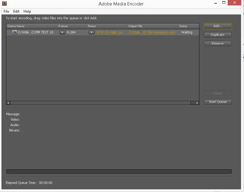 Media encoder не установлен. Media encoder не установлен