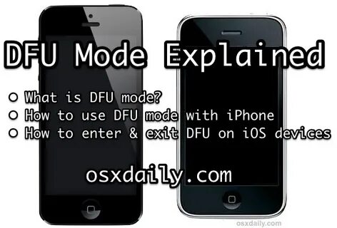 Режим dfu 11