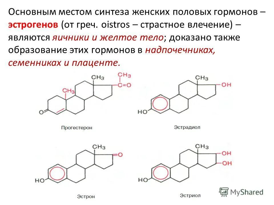 Эстрогены являются. Формулы половых гормонов. Синтез женский и мужских гормонов. Половые гормоны место синтеза.