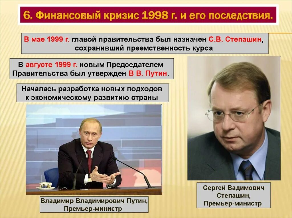 Какая глава правительства рф. Степашин 1998. Степашин 1999. Председателем правительства в 1998 был. Российская экономика на пути к рынку.