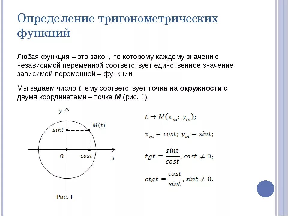 Укажите тригонометрическую функцию. Тригонометрические функции числового аргумента формулы. Характеристики тригонометрических функций. Тригонометрические функции 10 класс объяснение темы. Определение тригонометрических функций их свойства.