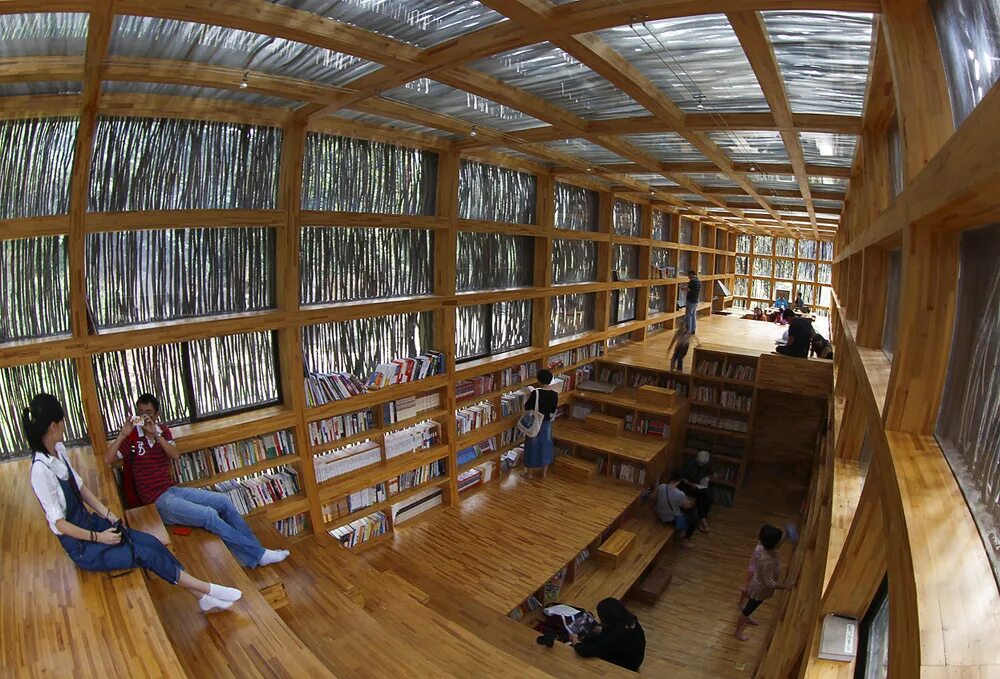 Unusual schools. Библиотека Лиюань, Пекин. Библиотека университета Цинхуа в Пекине;. Библиотека Биньхай Тяньцзинь Китай. Общественная библиотека Liyuan в Китае.