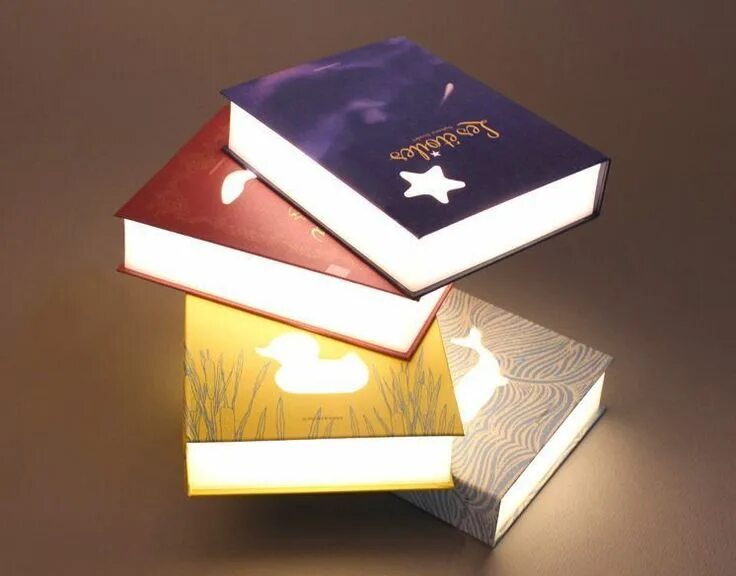 The lamp is the book