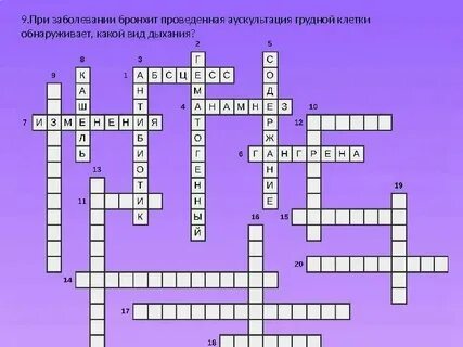 Инфекции 7 букв