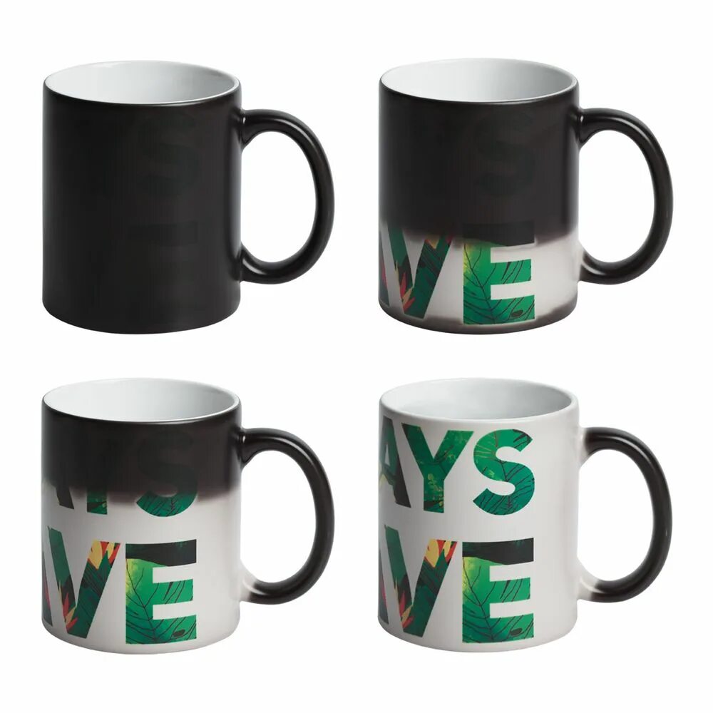 Кружки хамелеон со своим дизайном. Кружки хамелеон темно зеленый. Кружки хамелеон со своим дизайном. Кружка. Необычные кружки.