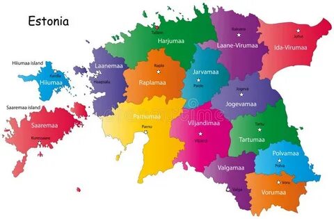 Уезды эстонии