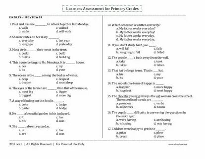 English 6 form