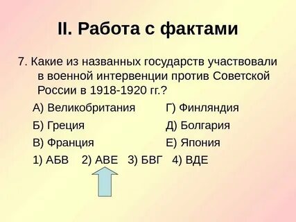 Какие страны принимали участие в интервенции