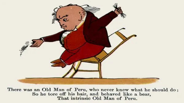 There was an old man of Peru. Лимерик there was an old man of Deeside. There was an old man of Peru, who Dreamt he was eating his Shoe.. Лимерики иллюстрации. There was an issue sideloadly