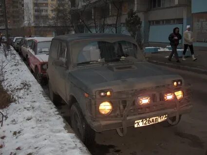 Передние габариты нива