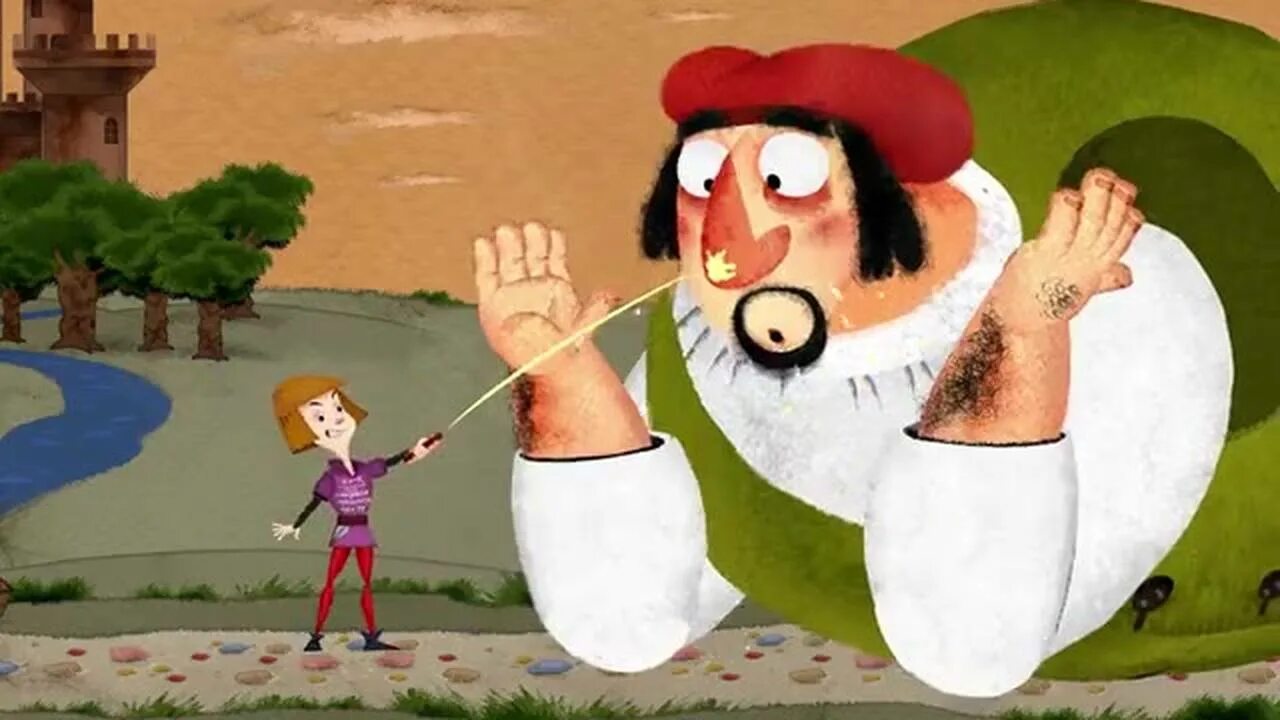 Машины сказки храбрый портняжка. Храбрый портняжка и великан. машины сказки великан.