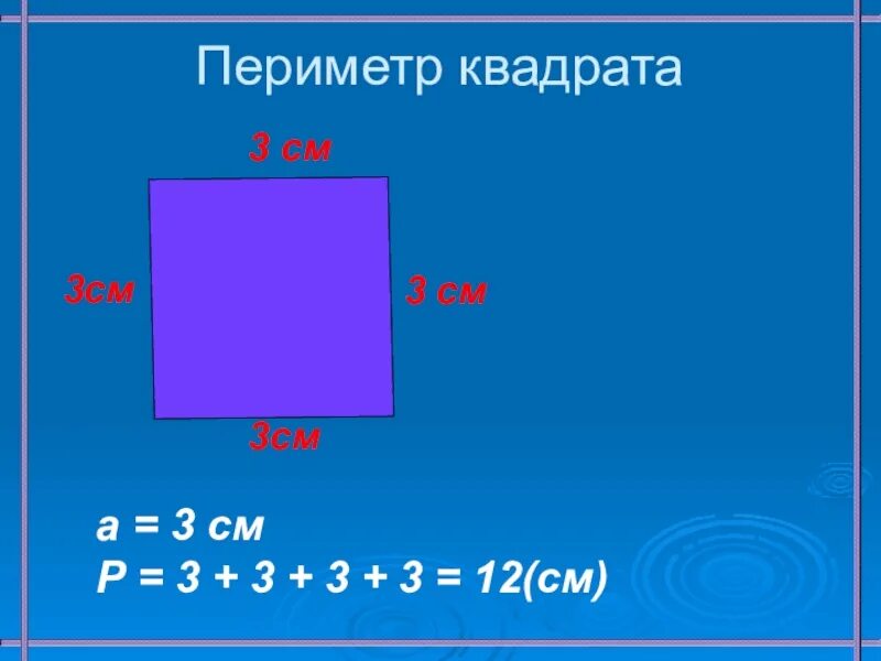 Периметр квадрата. Периметр квадрата 3 класс школа России. Периметр квадрата 3 класс правило. Периметр квадрата формула. Квадрат периметр которого 3 сантиметра 6 миллиметров