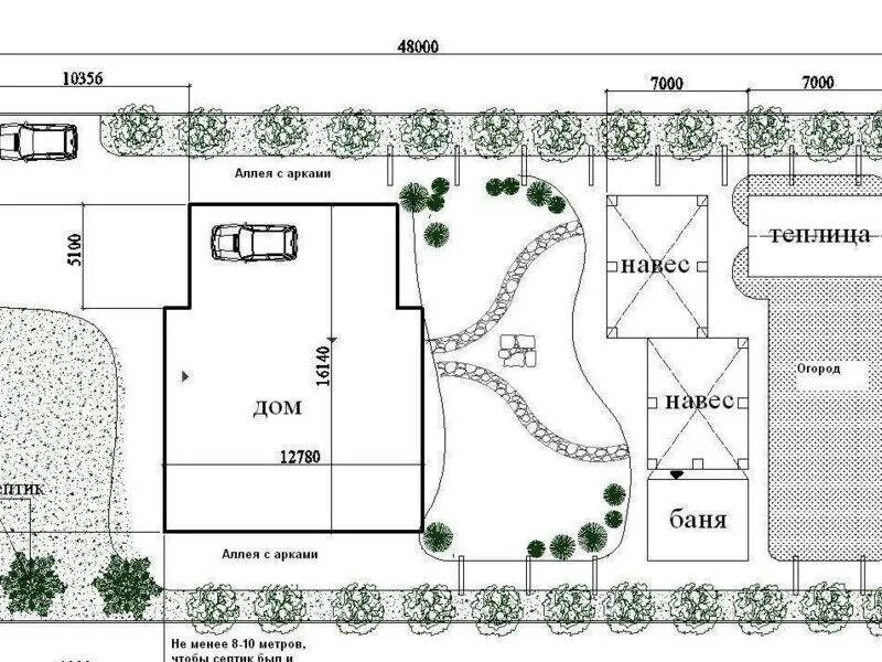 Планировка дачного участка 12 соток схема варианты. План участка 10 соток с домом и баней и огородом гаражом. Чертеж участка 20 соток. Планировка участка 20 соток с домом и хозпостройками. Размеры 12 соток