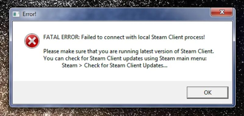 Fatal error close. Ошибка Fatal. Фатал еррор. Ошибка Fatal Error в игре. Ошибка Steam Fatal Error.