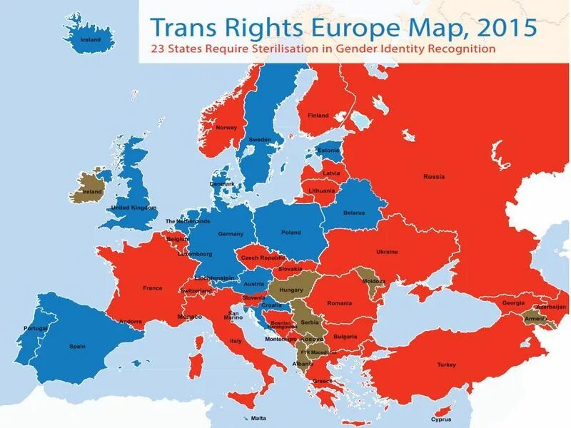 Карта Европы 2015. Right Map.