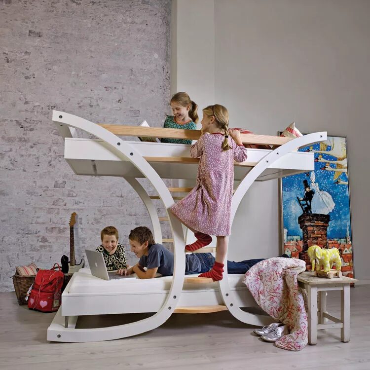 Необычная детская мебель. Креативные детские кровати. Необычные детские кровати. Необычные двухэтажные кровати. 5 удивительных детей