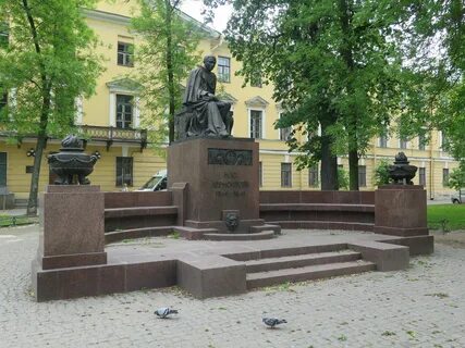 Памятник лермонтову санкт петербург лермонтовский проспект
