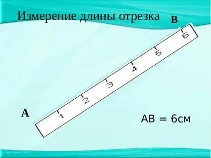 Длина отрезка правило