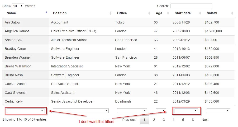 Datatable search. Datatables. table search. checkbox columns. datatables display custom lengthmenu.