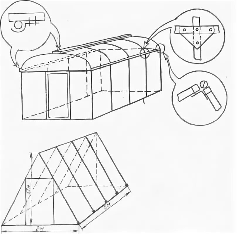 Теплица из полипропиленовых труб своими руками чертежи DIY greenhouse from plastic pipes + drawing, photo housework 2024