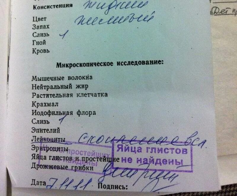 Сколько готовится анализ на глисты