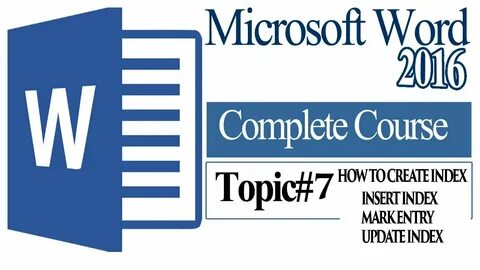 Ms word 2016