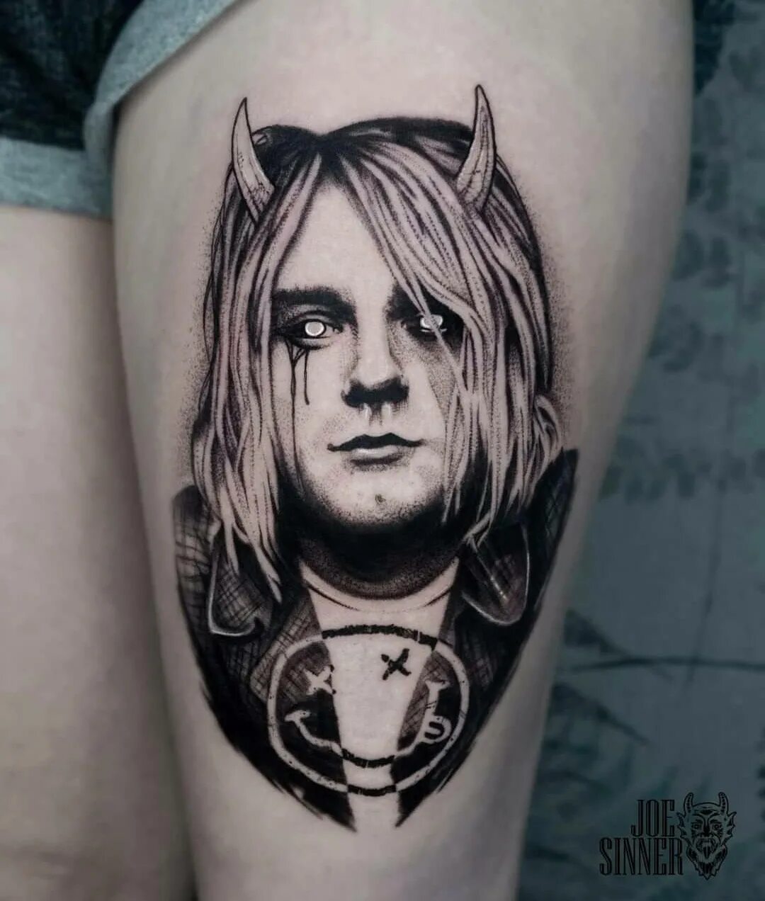 тату курта кобейна. курт кобейн 1989. тату курт кобейн портрет. тату курта кобейна. тату курта кобейна.