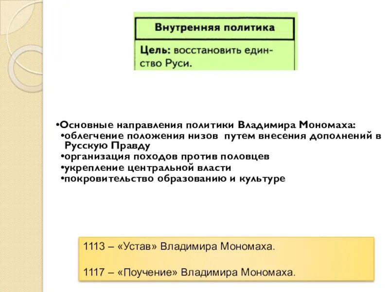 Значение устава владимира всеволодовича. 1113 устав владимира мономаха. устав владимира всеволодовича мономаха. устав мономаха 1113. положения устава владимира мономаха.