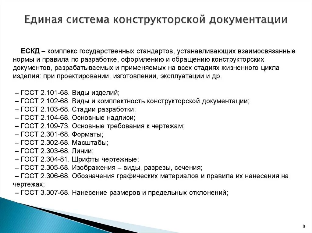 Единая система конструкторской документации ЕСКД. Перечень рабочей конструкторской документации по ГОСТУ. Требования стандартов ЕСКД. ЕСКД ГОСТ. Свод гостов