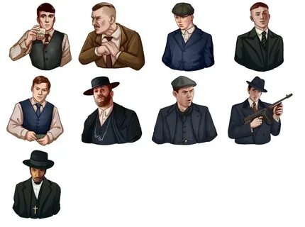 Стикеры острые козырьки