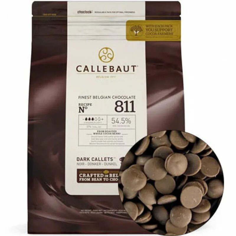 Бельгийский темный шоколад Callebaut 2.5 кг. 811 Шоколад Callebaut. Шоколад Callebaut темный 54,5%. Шоколад темный Barry Callebaut, 2.5кг. Шоколад барри каллебаут