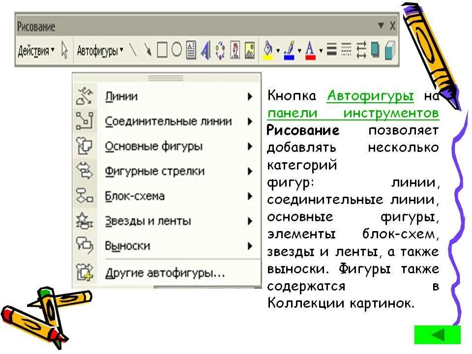 Кнопка панели инструментов. Панель инструментов рисование. Панель инструментов автофигуры. Кнопки панели инструментов рисование.