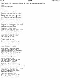 Let Her Cry Guitar Chords Piano Sheet Music.