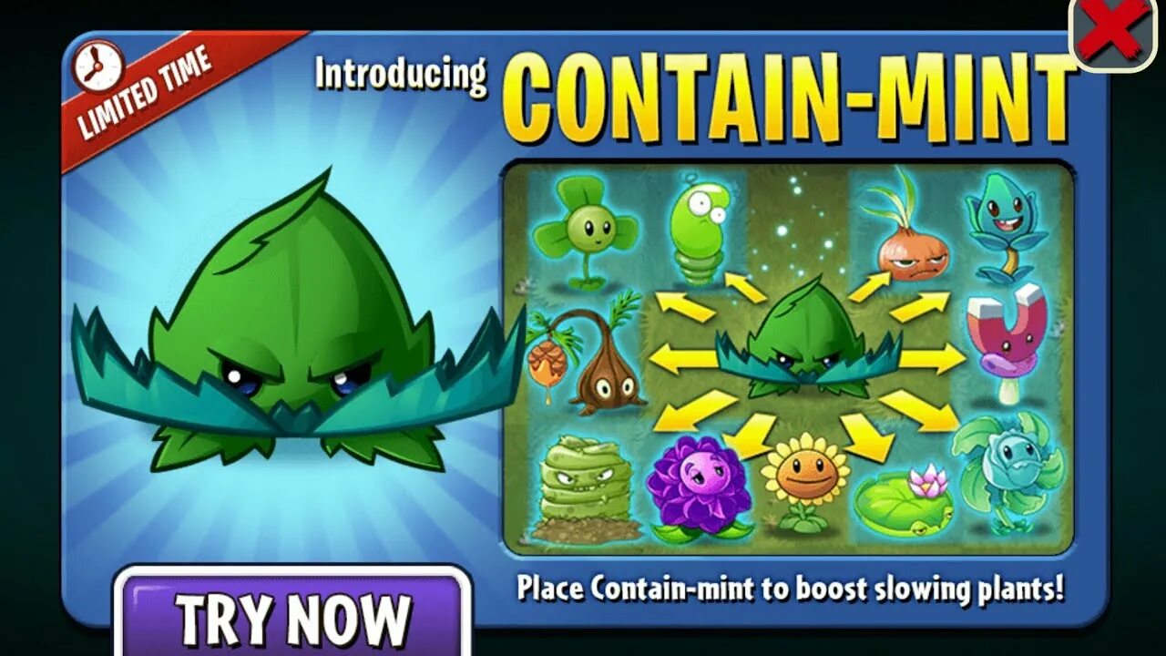 Contain Mint PVZ 2. Сдерживающая мята PVZ 2. Растения против зомби мята. Огненная мята PVZ 2. Contain plants