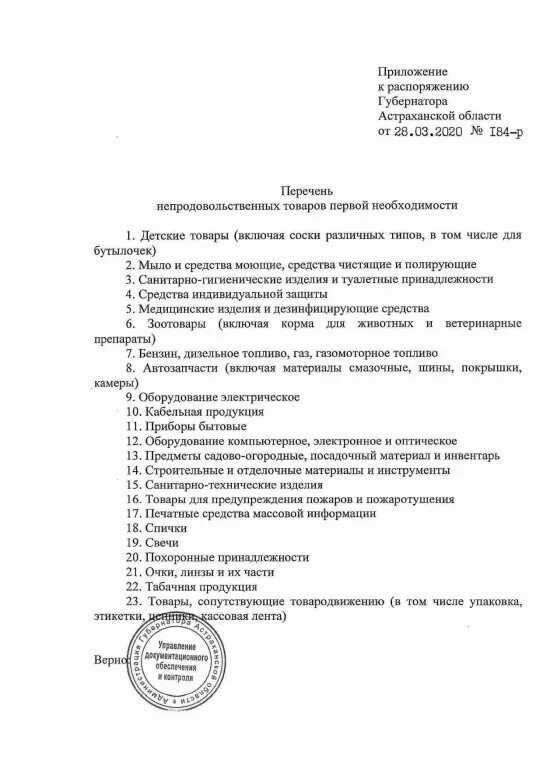 Непродовольственные товары первой необходимости перечень 2020. Перечень продуктов первой необходимости 2020. Перечень товаров первой необходимости 2021. Список таваров первый необходимиости. Постановление губернатора астраханской области