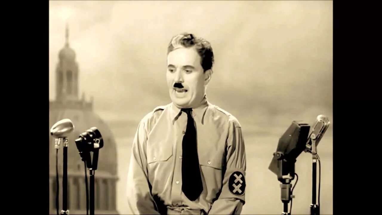 Final speech. Чаплин Великий диктатор. Монолог Чарли Чаплина Великий диктатор. Величайшая речь Чарли Чаплина.