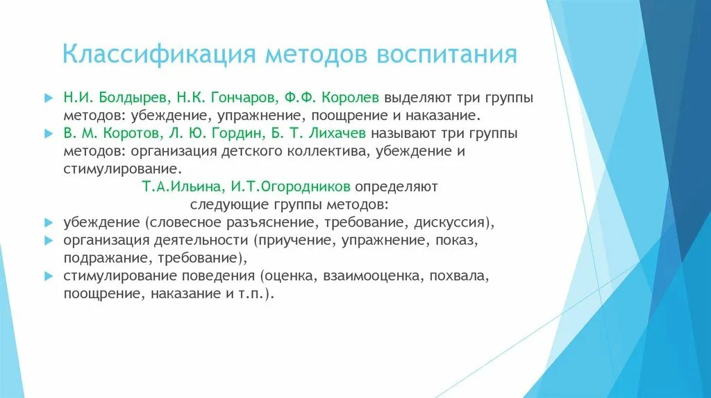 Воспитание 5 метод. Методы воспитания классификация. Методы классификации методов воспитания. Группы методов воспитания в педагогике. Классификация средств воспитания.