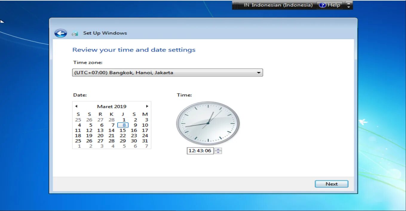 Получить время windows. Установка виндовс 7. установка винды 7. настройка даты и времени виндовс 7. как настроить время на виндовс.
