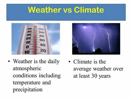 Some weather changes