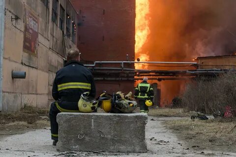 Пострадавшие пожарные