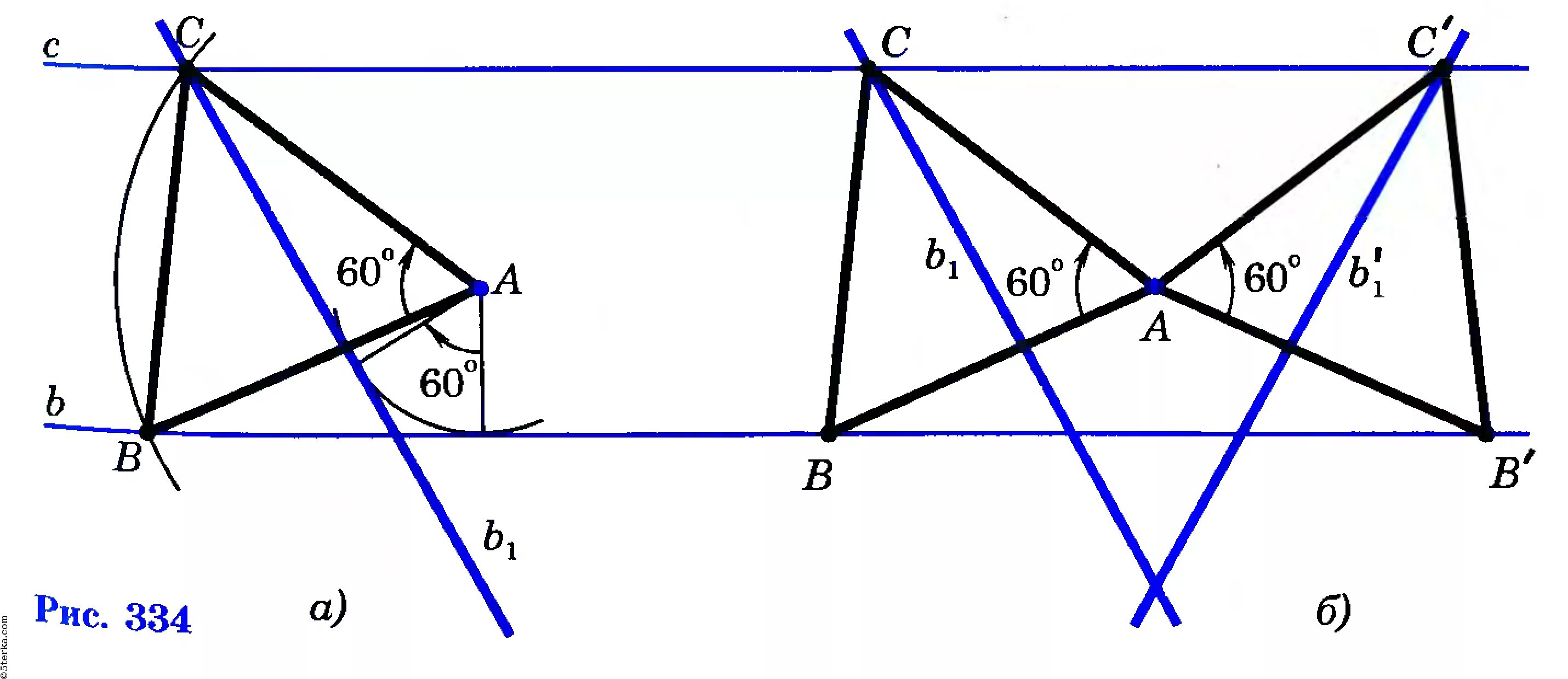 Вершины треугольника лежат на трех параллельных. Равносторонние треугольники лежащие на параллельных прямых. Построить равносторонний треугольник. Треугольник с параллельными прямыми начертить. Как построить равносторонний треугольник с точкой и прямой.
