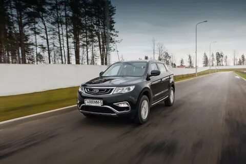 Geely atlas видео