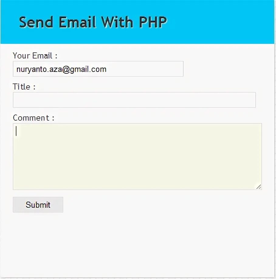 Php mail html
