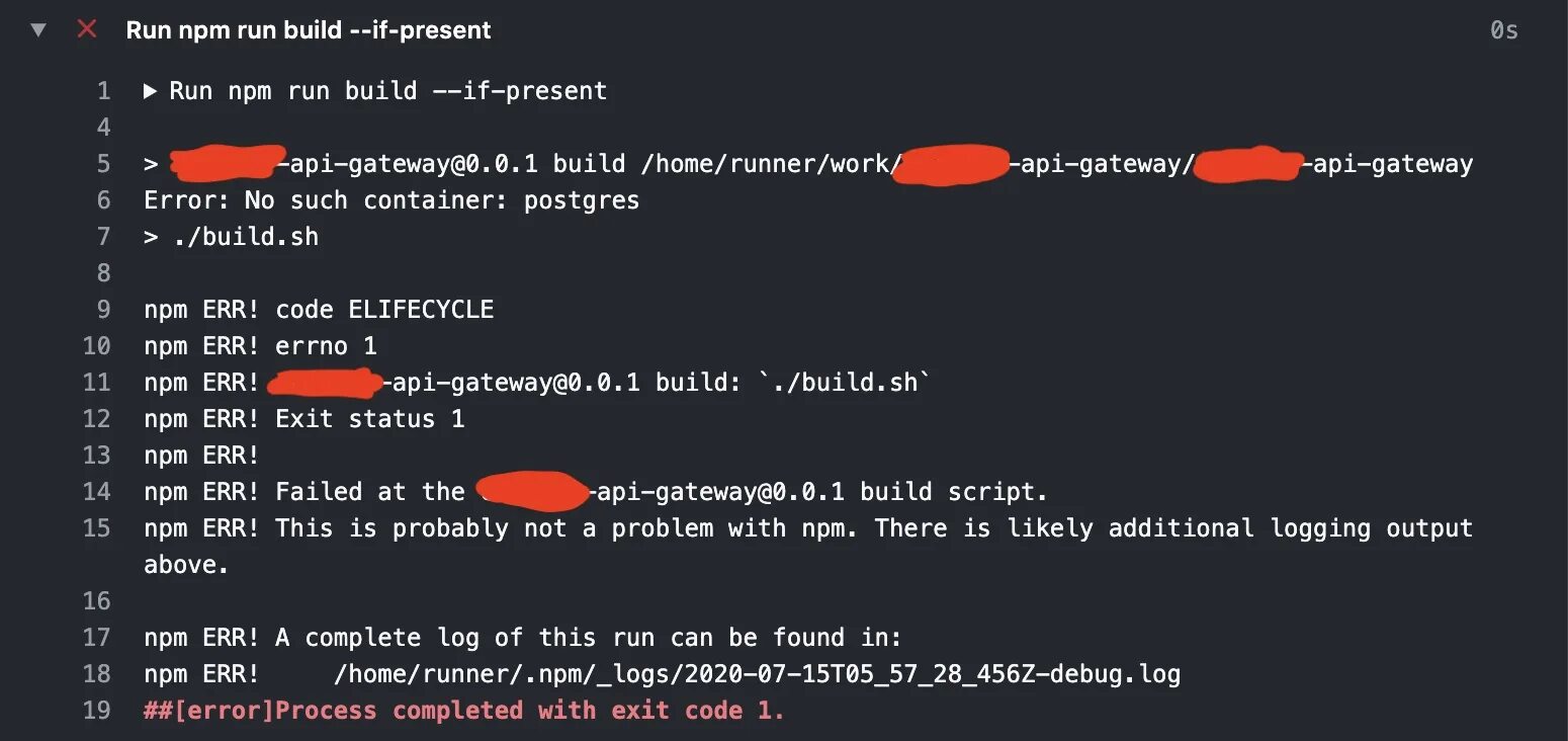 Npm rebuild. Npm run build.