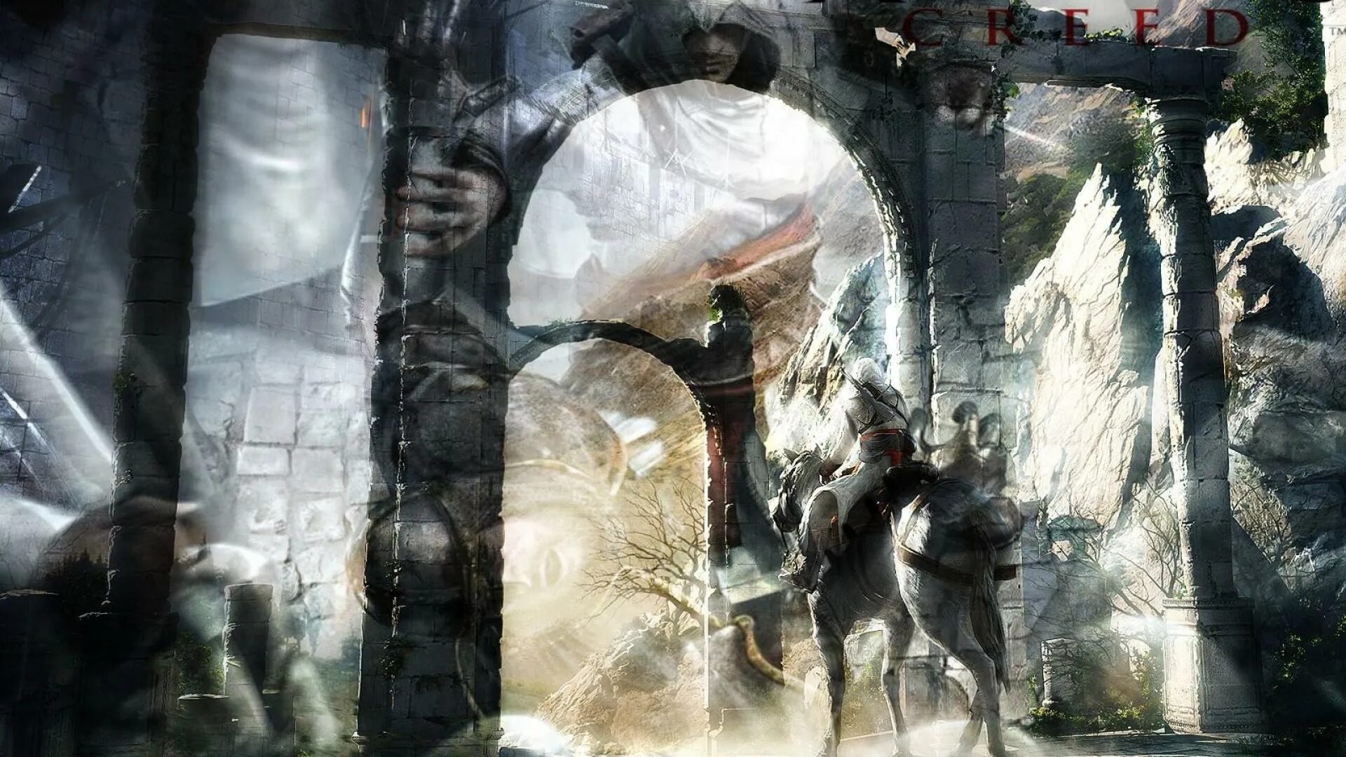 Ассасин Крид 2 арты локаций. Арты ассасин Крид 2 обои. Ассасин Крид 2 фон мыльный. Фотошторы Assassins Creed 2.