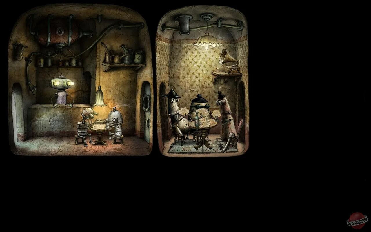Машинариум 4. Machinarium игра. Машинариум оранжерея. Машинариум музыканты. Машинариум оранжерея.